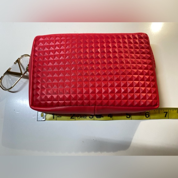 Valentino Hot Pink Lipstick Tote / Change Purse NWOT - Picture 2 of 9